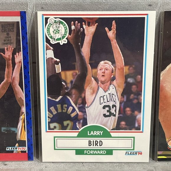PREMIUM LOT Larry Bird 1990 1991 1992 Upper Deck Fleer Stadium Club - Picture 3 of 8